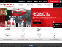 Tablet Screenshot of prodways.com